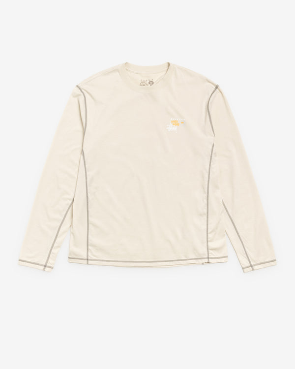 Stüssy - Men's Mountain Hardwear Longsleeve T-Shirt - (Stone)