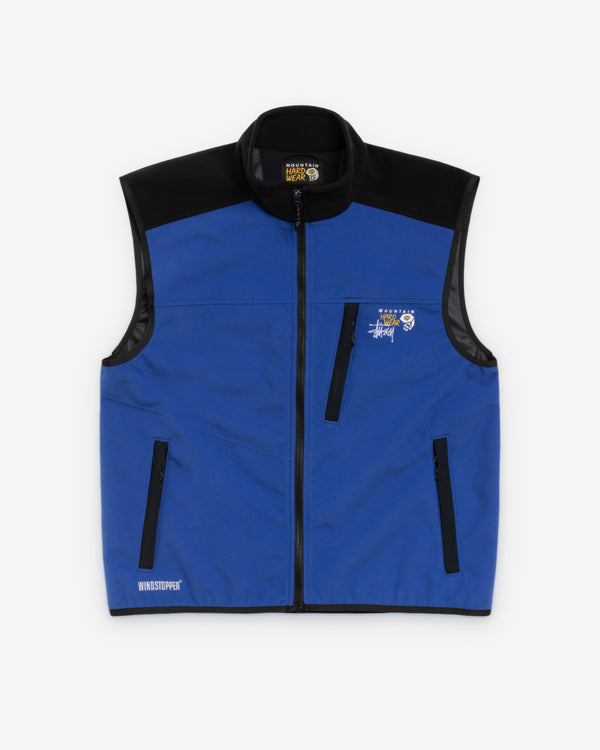Stüssy - Men's Mountain Hardwear Windstopper Vest - (Blue/Black)