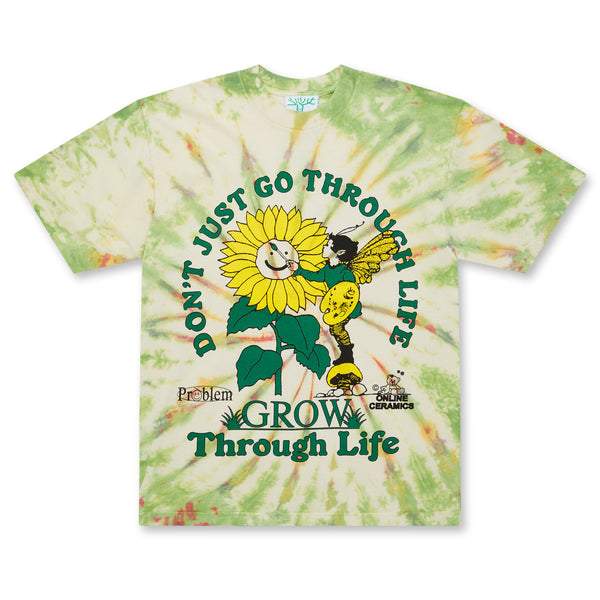 Online Ceramics - Grow Through Life Tee - (Tie-Dye)
