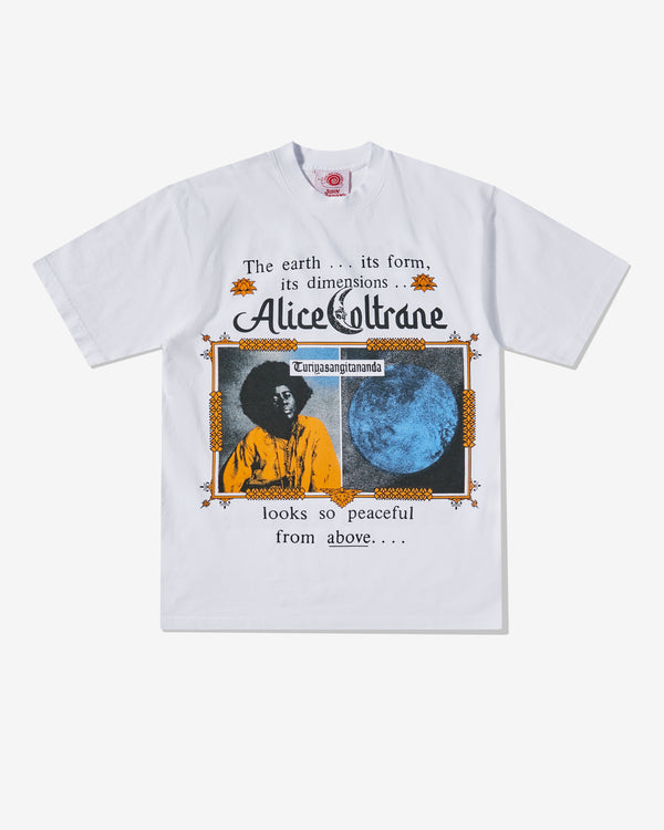 Online Ceramics - Men's Alice Coltrane The Earth Looks So Peaceful From Above - (White)