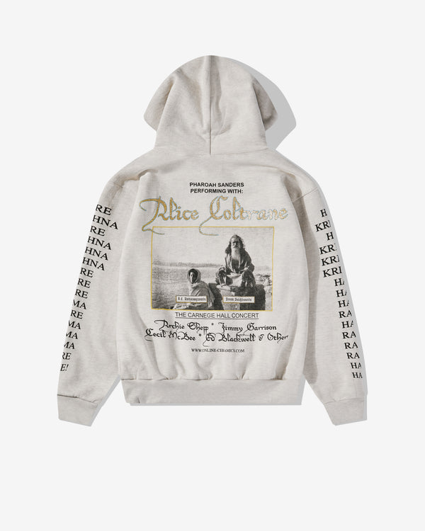 Online Ceramics - Men’s Alice Coltrane Journey In Satchidananda Hoodie - (Off White)