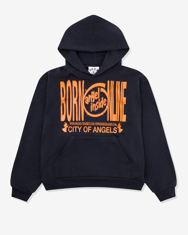 Online Ceramics - Born x Raised Angel Inside Hoodie - (Navy)