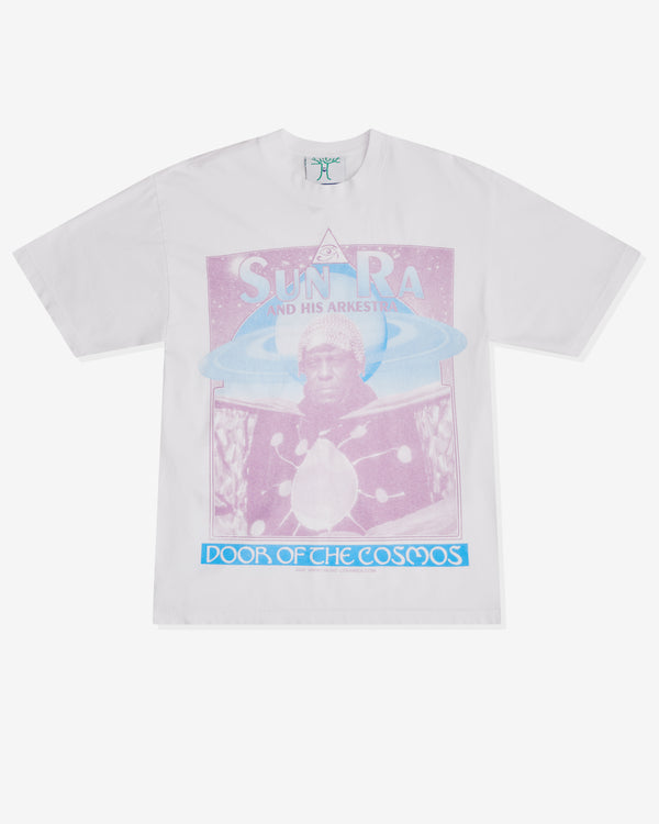 Online Ceramics - Men's Sun Ra Door Of The Cosmos T-Shirts - (White)