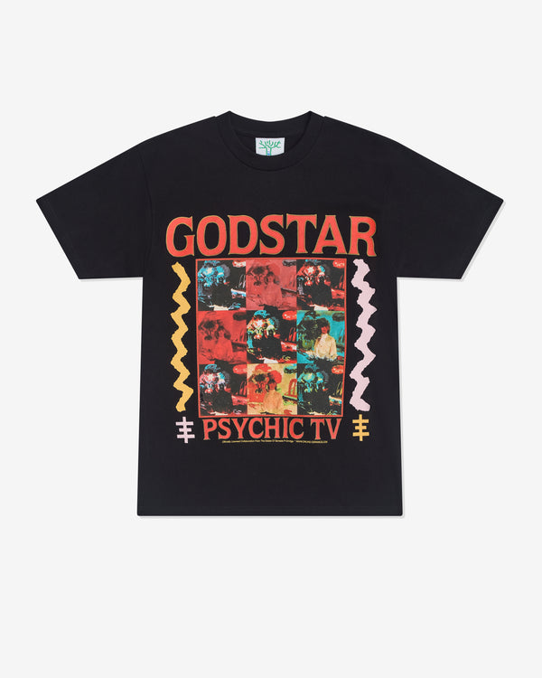 Online Ceramics - Men's Genesis P-Orridge Godstar T-Shirt - (Black)