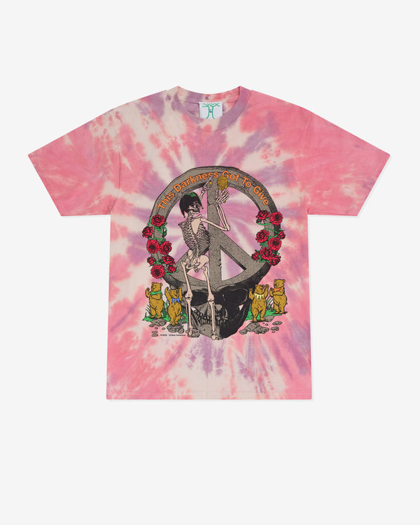 Online Ceramics - Men’s This Darkness Got To Give T-Shirt - (Tie-Dye)