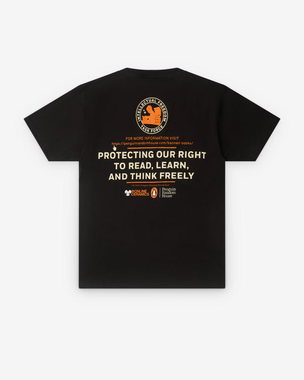 Online Ceramics - Intellectual Freedom Task Force T-Shirt - (Black)