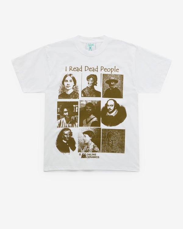 Online Ceramics - I Read Dead People - (White)