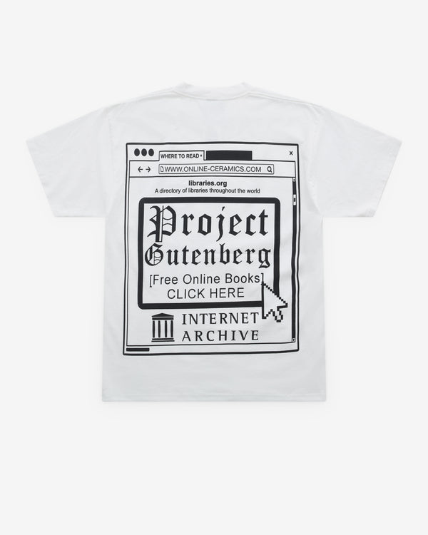 Online Ceramics - I Read Dead People - (White)