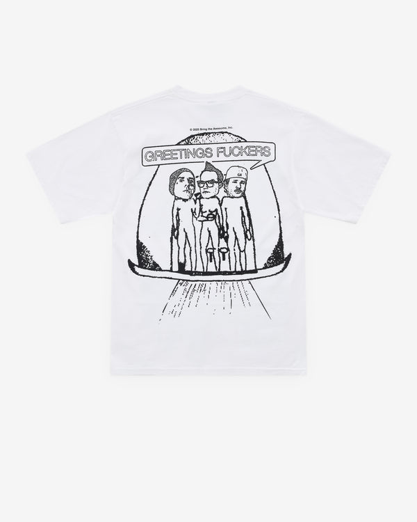 Online Ceramics - Men's Blink 182 Aliens Exist T-Shirt - (White)