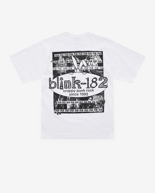Online Ceramics - Men's Blink 182 Whats My Age Again? T-Shirt - (White)