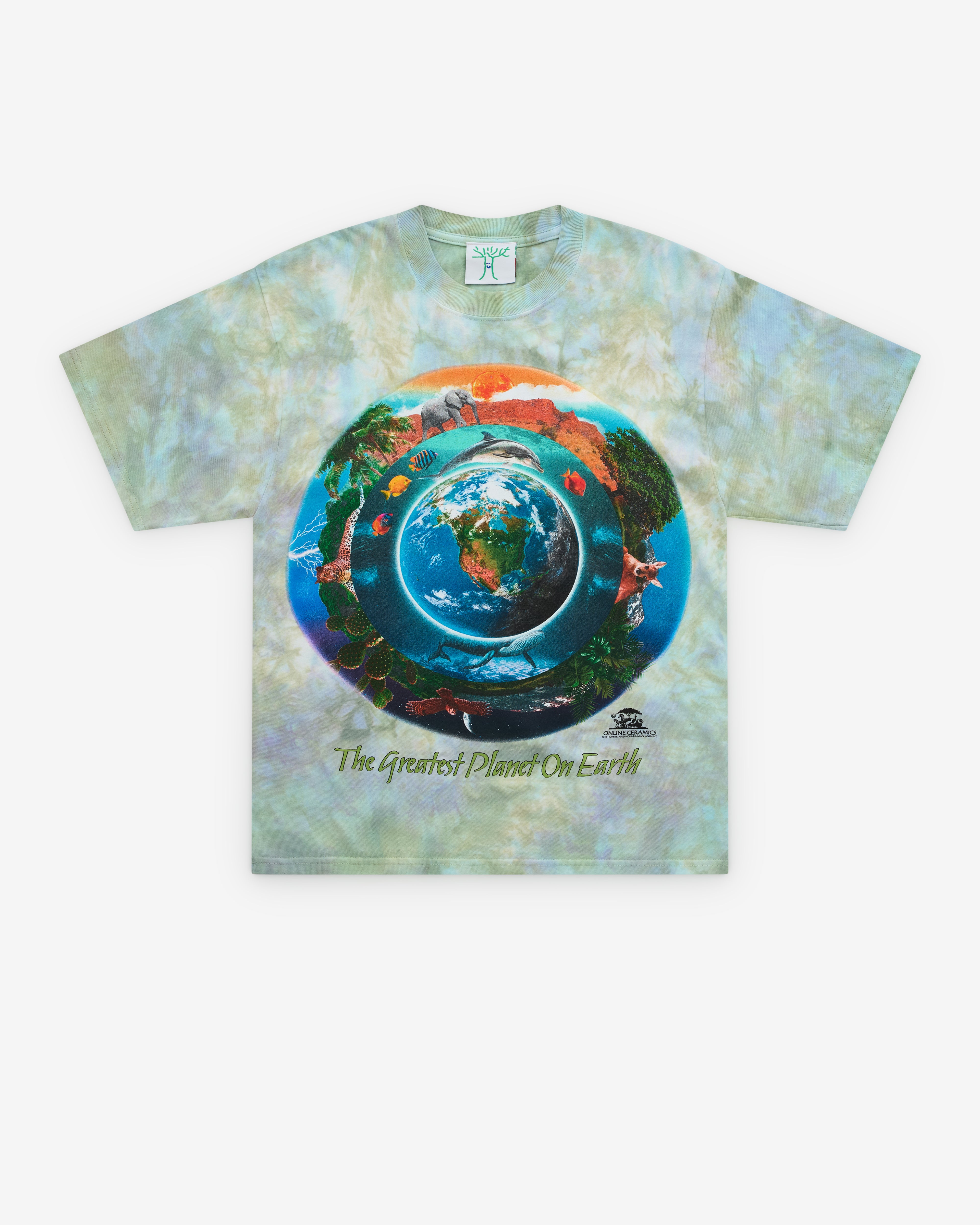 Online Ceramics: Men's Greatest Plant On Earth T-Shirt (Tie Dye