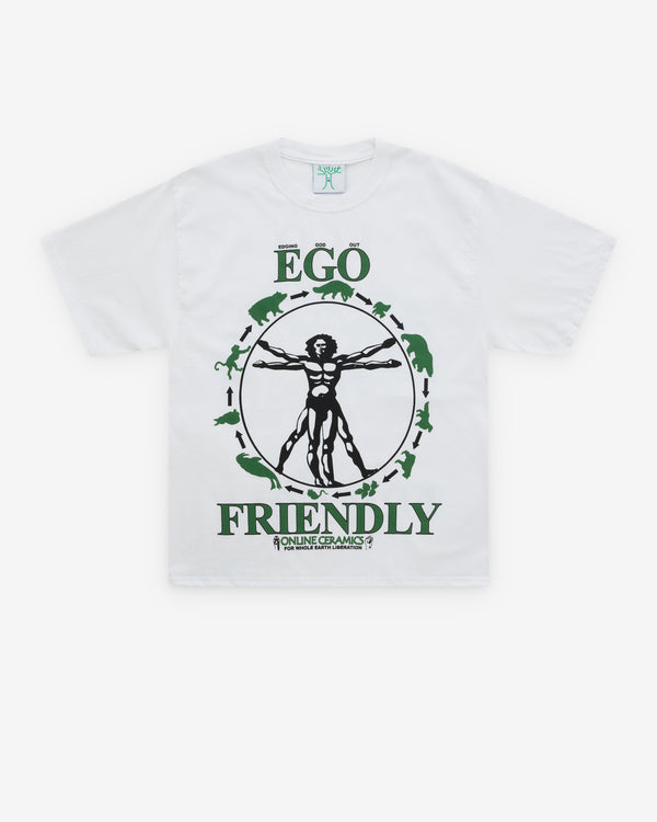 Online Ceramics - Men's Edging God Out T-Shirt - (White)