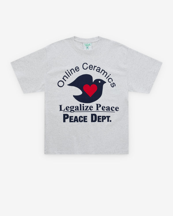Online Ceramics - Men's Legalize Peace T-Shirt - (Heather)