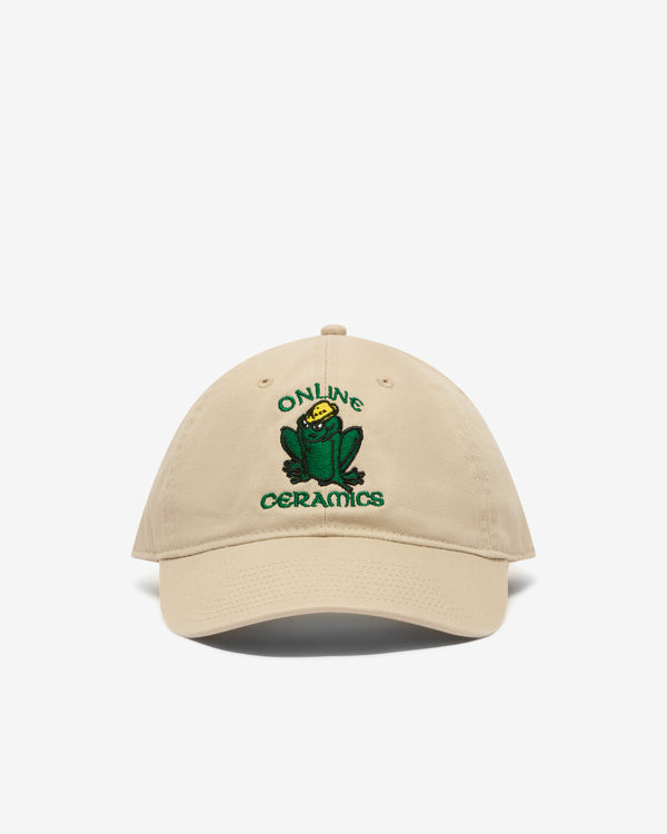 Online Ceramics - Men's Frog Logo Cap - (Beige)