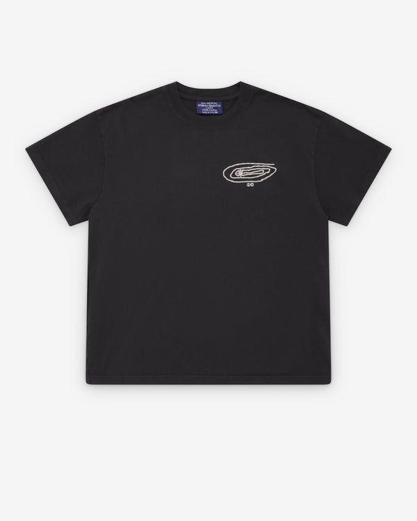 Online Ceramics - Men's Shooting Star T-Shirt - (Off Black)