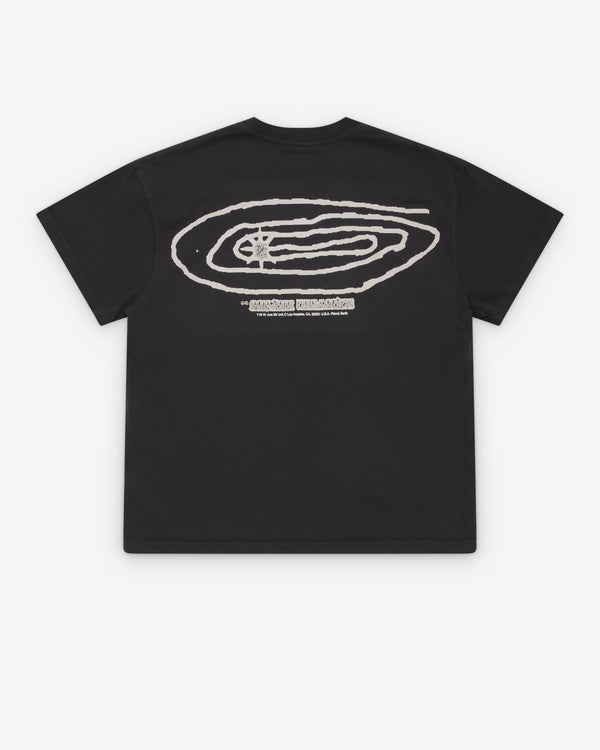 Online Ceramics - Men's Shooting Star T-Shirt - (Off Black)
