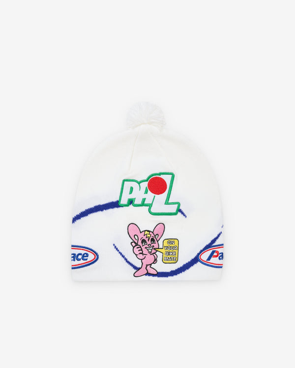 Palace - Men's On Ya Bike Nein Cuff Beanie - (White)