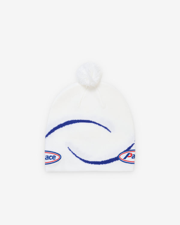 Palace - Men's On Ya Bike Nein Cuff Beanie - (White)
