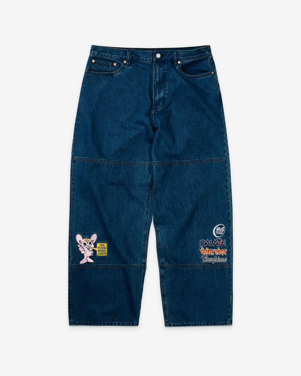 Palace - Men's On Ya Bike P90 Baggy Jean - (Indigo)