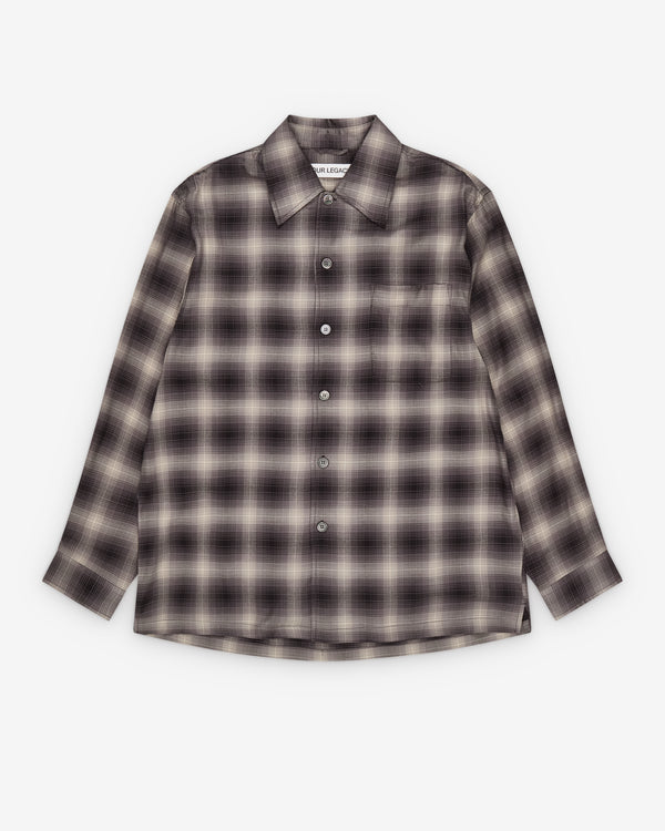 Our Legacy - Men's Every Shirt - (Taos Check Saloon Tencel)