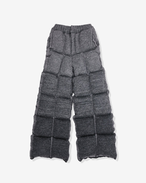 Oscar Ouyang - Men's Gradient Puffer Sculptural Trousers - (Grey Multi)