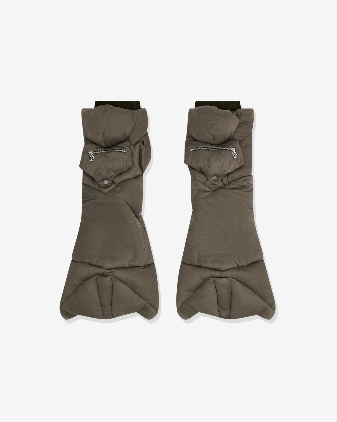 Oscar Ouyang Men's Gundam Puffer Leg Warmers (Khaki) DSML