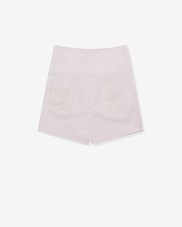 Oscar Ouyang - Men’s High Waist Shorts - (White)