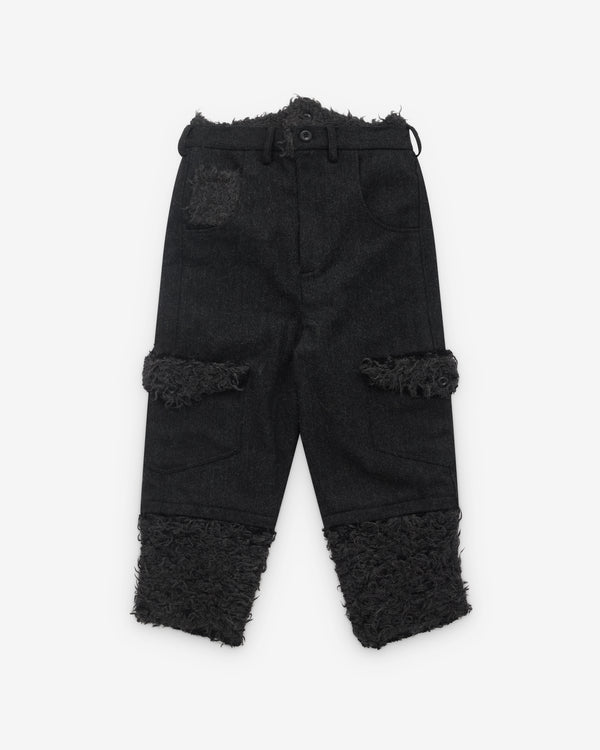 Oscar Ouyang - Men’s Alpaca Knit Harris Tweed Trouser - (Grey)