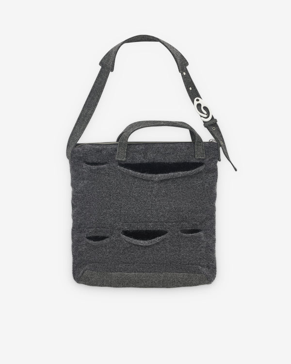 Oscar Ouyang - Men’s Mohair Knit Tote Bag - (Grey)