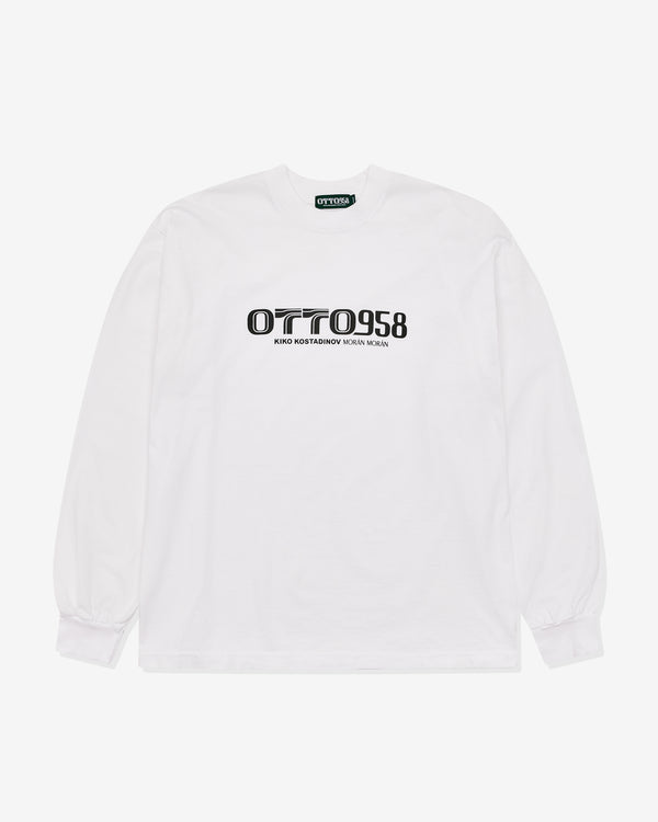 Otto958 - Men's Triple Name Long Sleeve - (White)