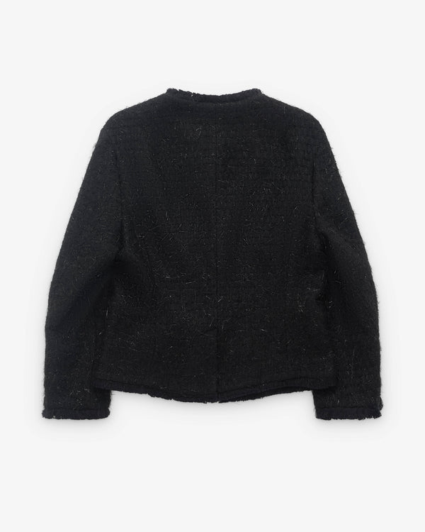 Simone Rocha - Women’s Sculpted Bust Fray Jacket - (Black)