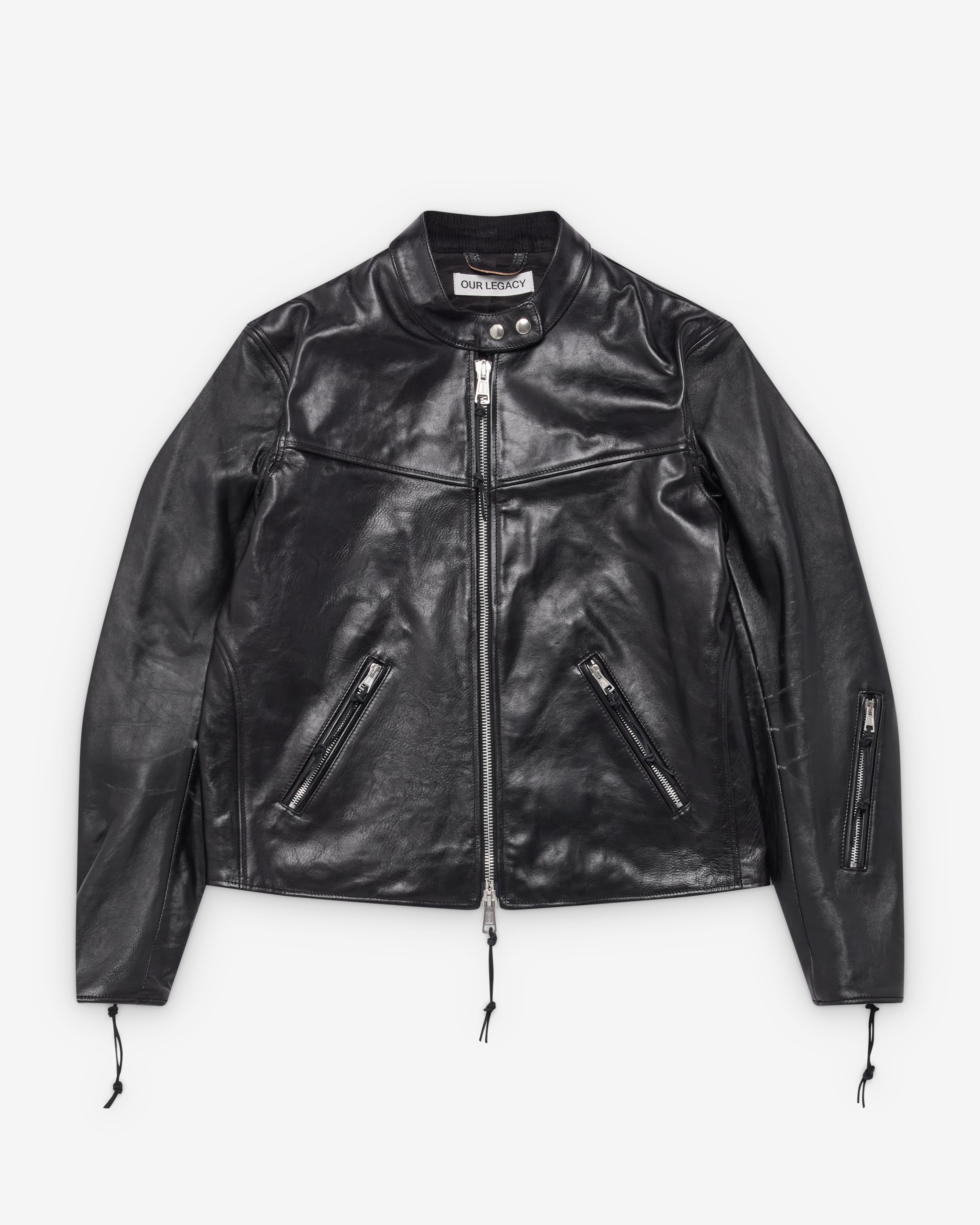 Our Legacy: Men's Yurei Jacket (Whisker Black Buffed Lambskin
