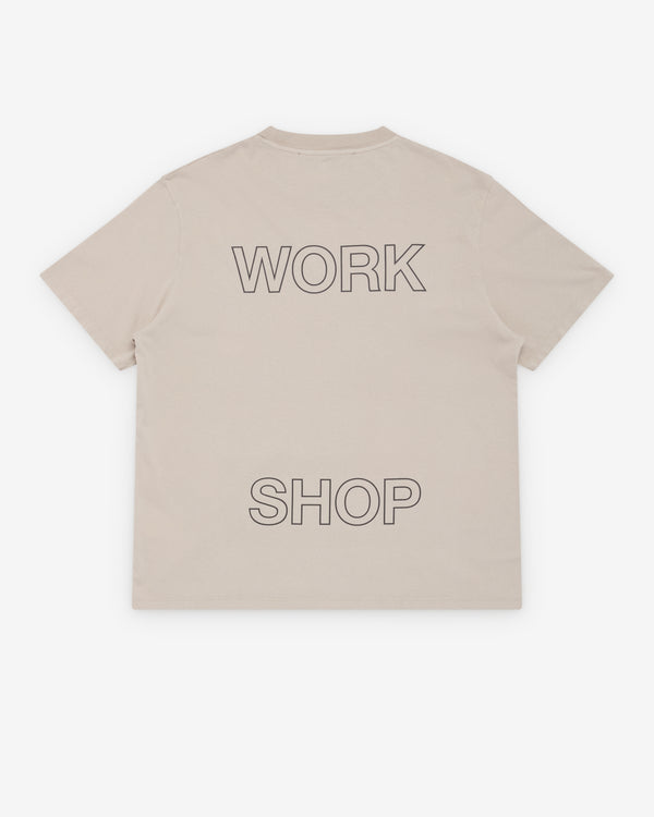 Our Legacy Work Shop - Sports Box T-Shirt - (Linen)
