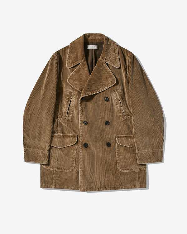 Our Legacy - Men's Cropped Biker Trench - (Brown Enzyme Cord)