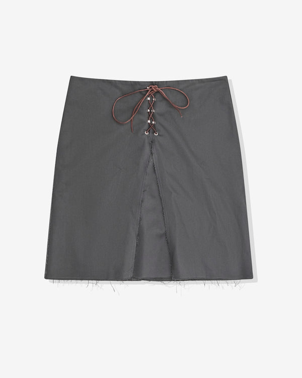 Our Legacy - Women's Mini Hook Skirt - (Ash Black)