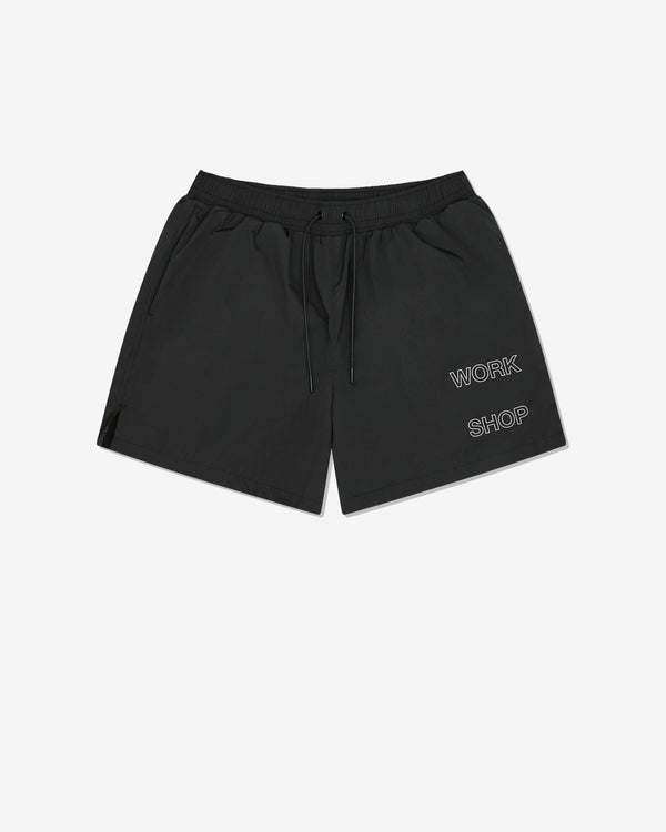 Our Legacy - Men's Workshop Running Shorts - (Black Nylon)