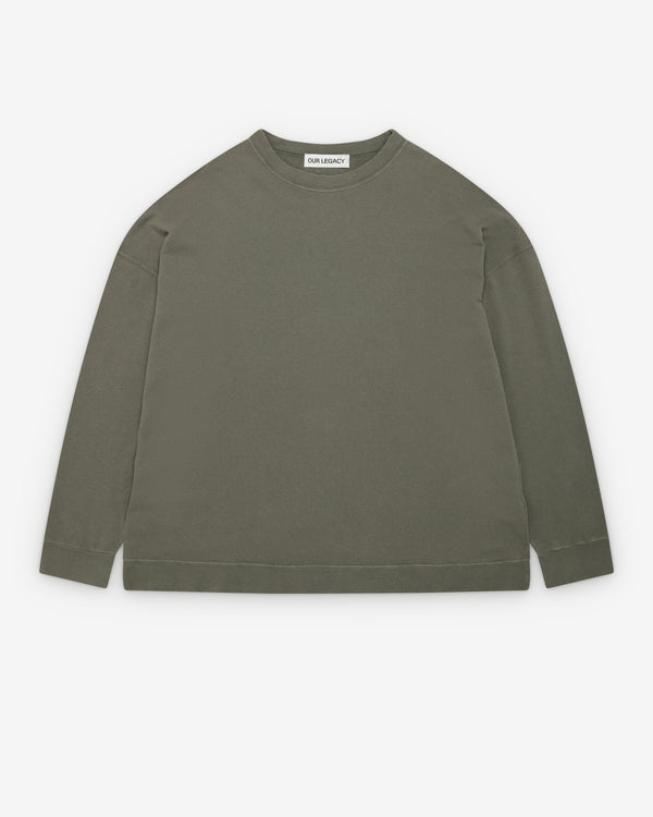 Our Legacy - Men's Slack Sweatshirt - (Worn Olive)