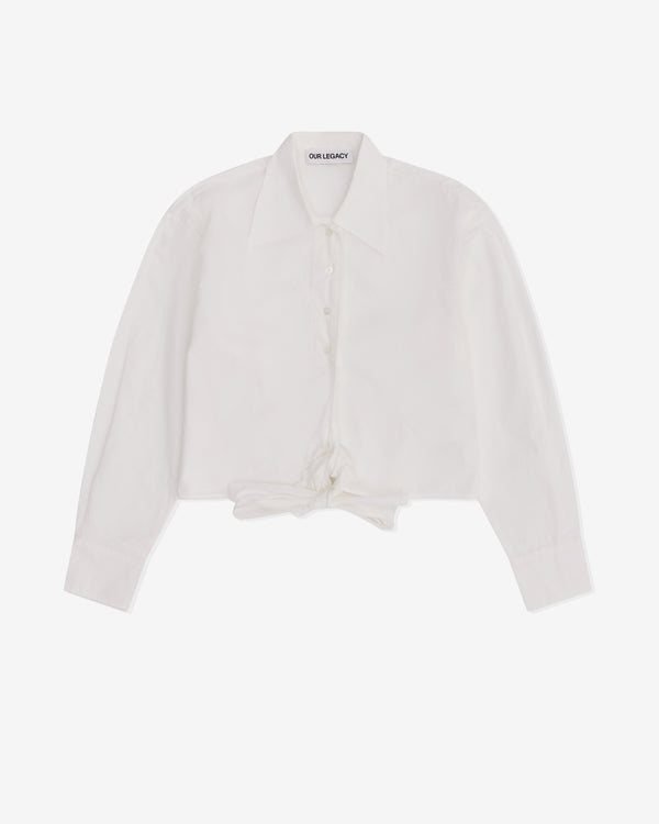 Our Legacy - Women's Nannas Shirt - (White Organic Poplin)