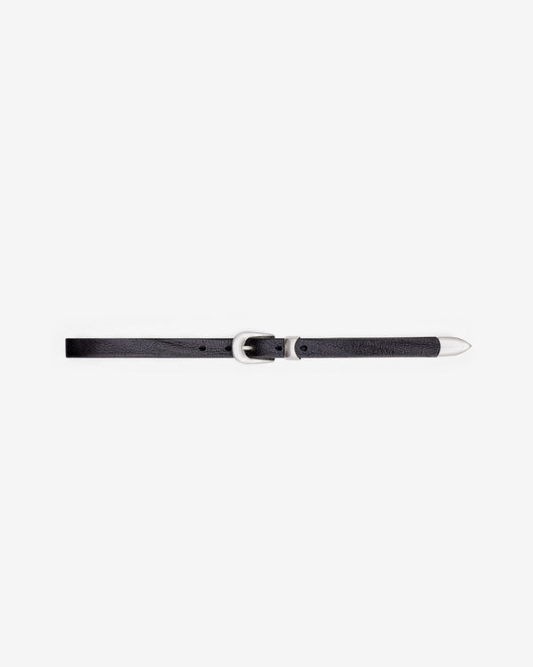 Our Legacy - 2cm Belt - (Black Leather)