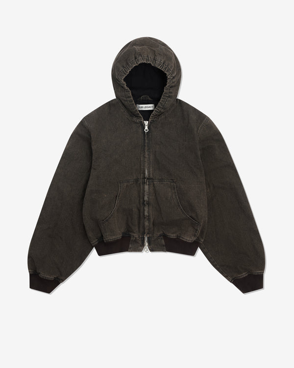 Our Legacy - Men’s Bank Jacket - (Black Coated Wash)