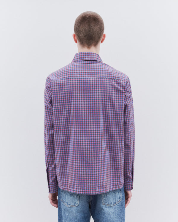Our Legacy - Men's Heusen Shirt - (Venice Check Almost Seersucker)