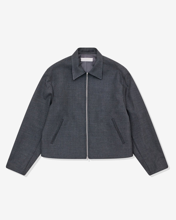 Our Legacy - Men's Mini Jacket - (Premium Charcoal Office Wool)