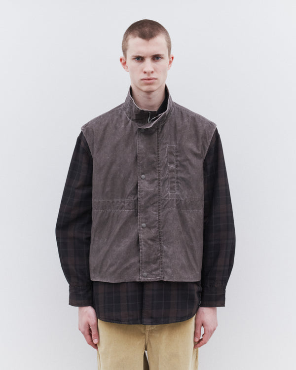 Our Legacy - Men’s Firm Vest - (Brown Wash Out Nylon)