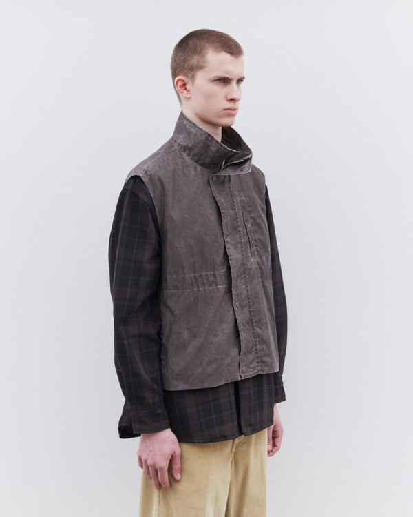 Our Legacy - Men’s Firm Vest - (Brown Wash Out Nylon)