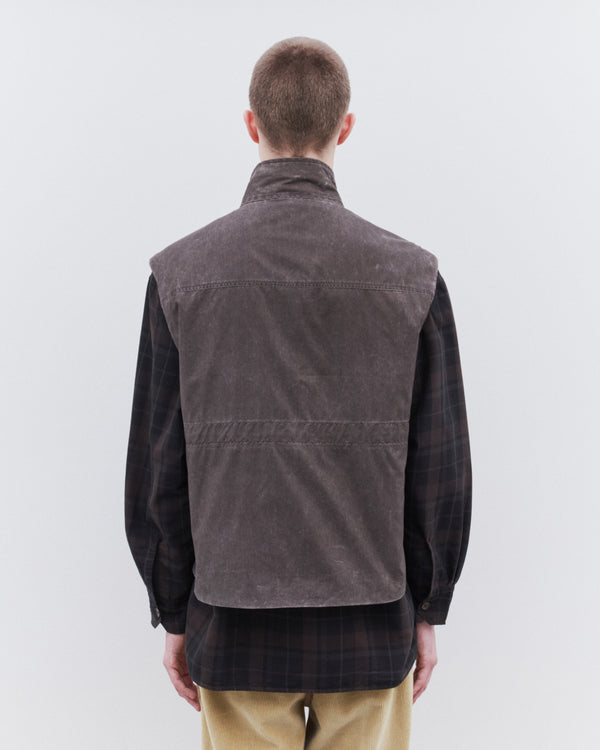 Our Legacy - Men’s Firm Vest - (Brown Wash Out Nylon)