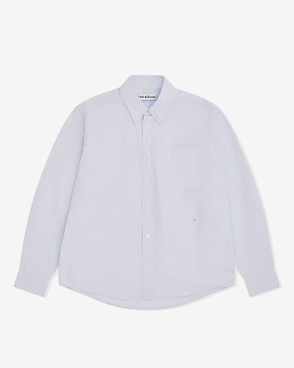 Our Legacy - Men's Beyond BD Shirt - (Dining Blue Poplin)