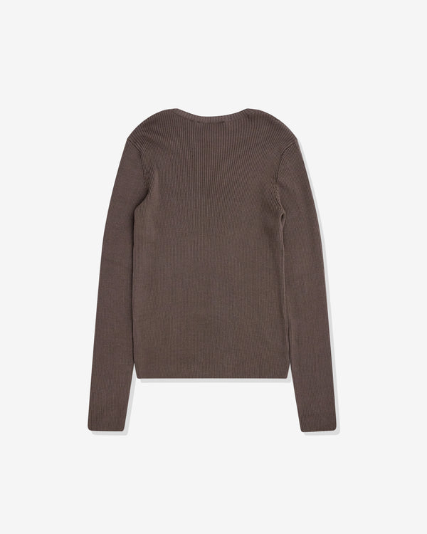 Our Legacy - Women’s Compact Roundneck - (Fog Clean Cotton)