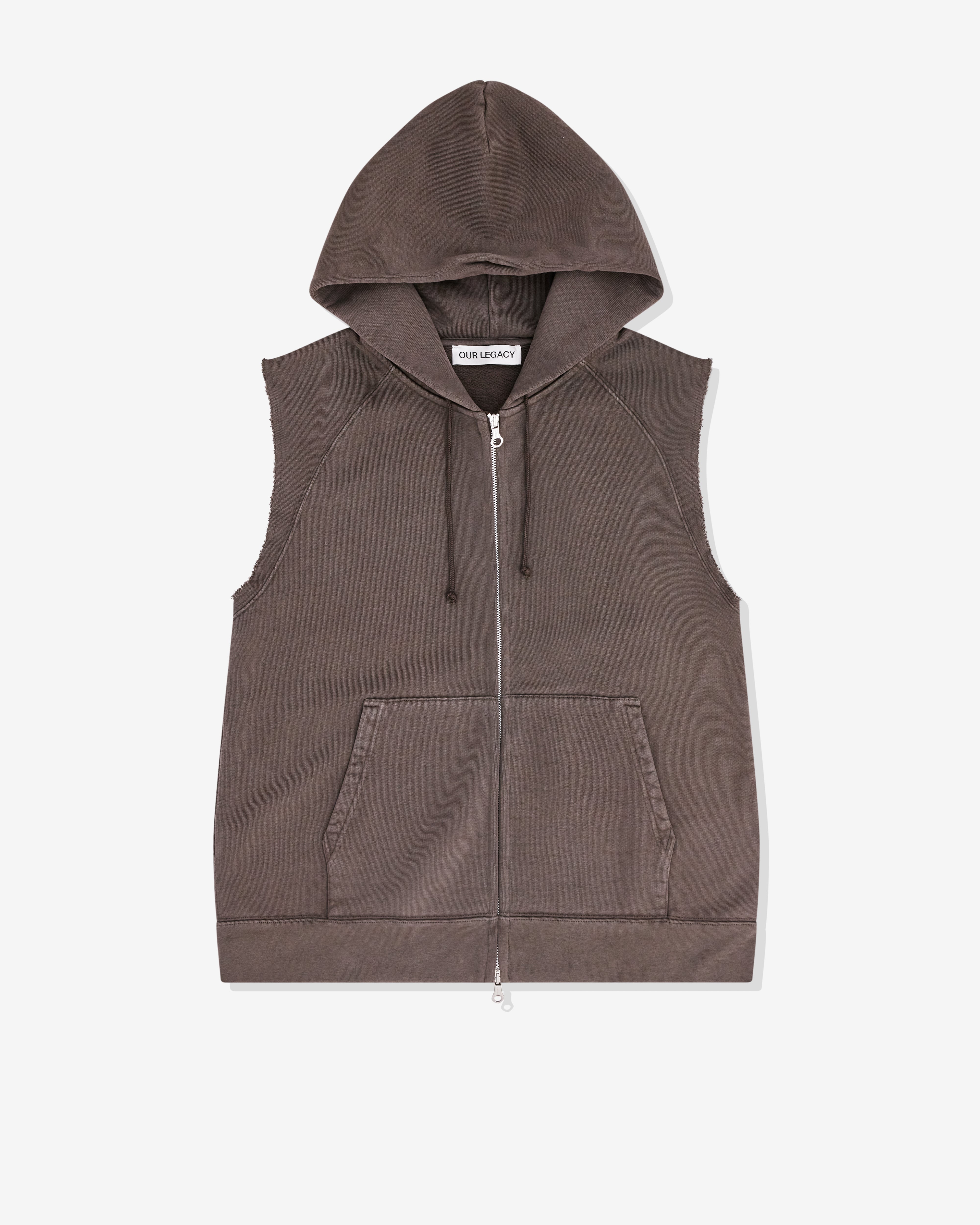 Our Legacy: Men's Motor Hood Vest (French Sun Fade Hefty Fleece