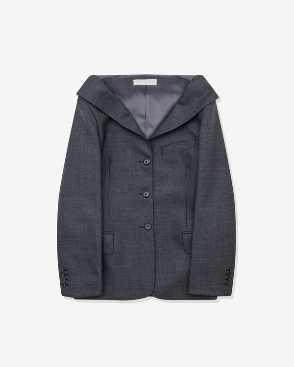 Our Legacy - Women's Kaonashi Blazer - (Premium Charcoal Office Wool)