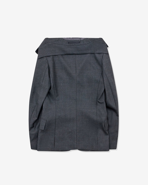 Our Legacy - Women’s Kaonashi Blazer - (Premium Charcoal Office Wool)
